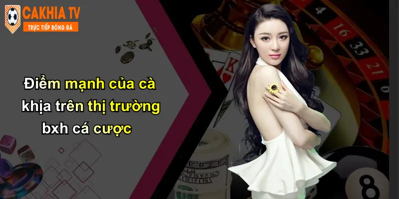 Bảng xếp hạng 3 Điểm mạnh của cà khịa trên thị trường bxh cá cược