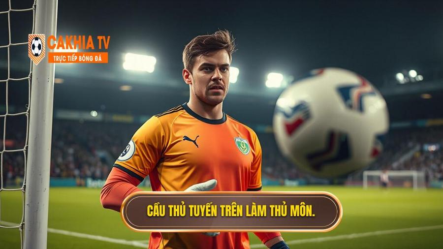 Phân tích chi tiết: Khi cầu thủ tuyến trên làm thủ môn