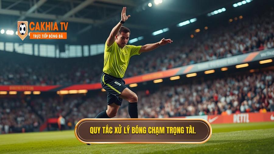 Bảng tóm tắt quy tắc xử lý khi bóng chạm trọng tài