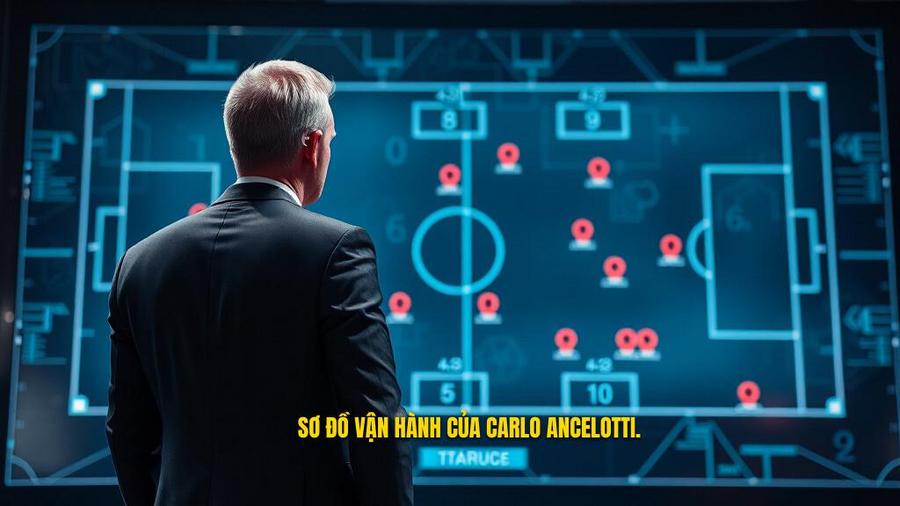 Phân tích chi tiết các sơ đồ vận hành bởi Carlo Ancelotti