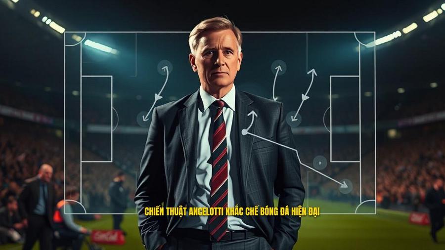 Tại sao Chiến thuật Carlo Ancelotti lại khắc chế được các hệ thống hiện đại?