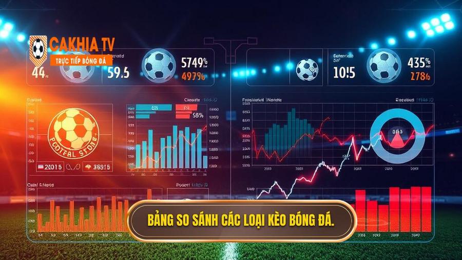 Bảng so sánh các loại kèo phổ biến khi soi kèo trận hot nhất